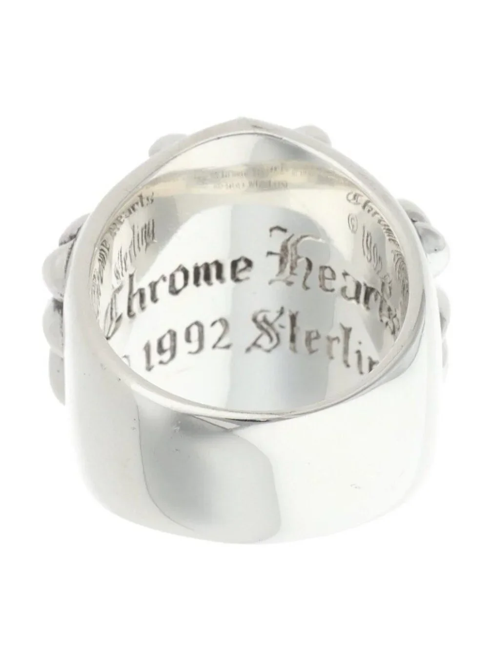 Chrome Hearts Keeper Silver Ring